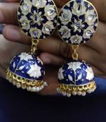 Blue Jhumkas