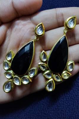Black onyx earrings 1