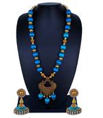 Blue statement-jewellery