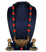 Orange statement-jewellery