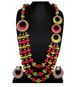 Pink statement-jewellery