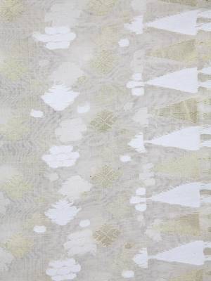 White Women Soft Dhakai Jamdani Saree 3