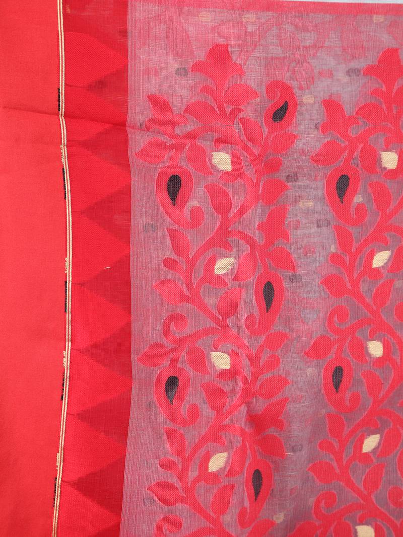 Multicolor Women Soft Dhakai Jamdani Saree