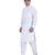 White plain cotton Pathani Suit For Men