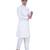 White plain cotton Pathani Suit For Men