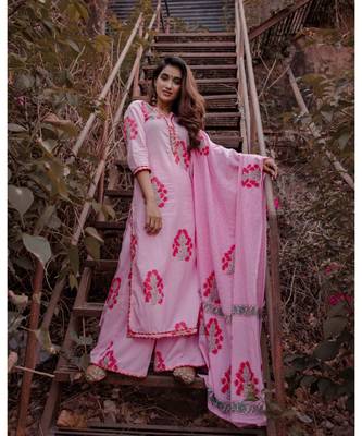 Mughal Butta Block Suit Set 1