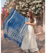 Indigo Dupatta Kurta Set