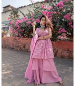 Pink Sharara Set