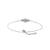 SILVER kundan GEOMETRIC EVIL EYE BRACELET