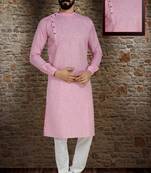 Atool Pink Stylish And Fancy Kurta Pyjama