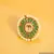 Elegant Green Polki Kundan Ring