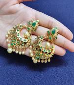 Green emerald  earrings