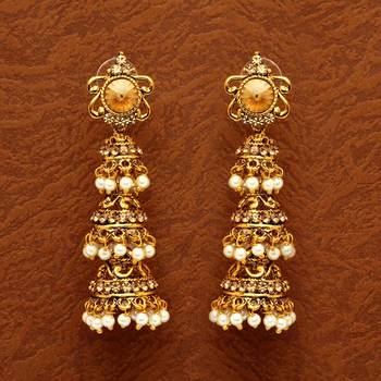 Gold Jhumkas 1