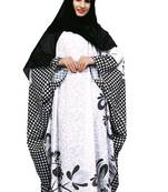 Multicolor Printed Polyester Abaya