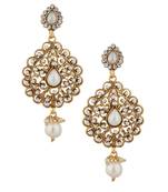 White cubic zirconia earrings