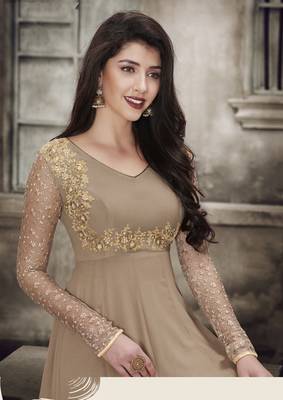 Chiku embroidered faux anarkali 2