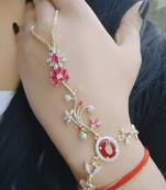 Gold crystal bracelets