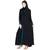 Naqab- Black colored Side open Double Layered Abaya