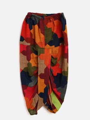 Green Plain Cotton Boys Dhoti Kurta 3