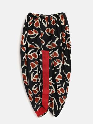 Red Plain Cotton Boys Dhoti Kurta 2