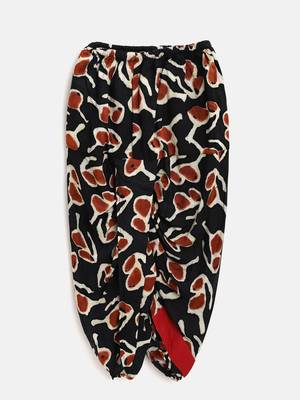 Red Plain Cotton Boys Dhoti Kurta 3