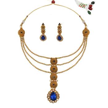 Blue necklace-sets 1