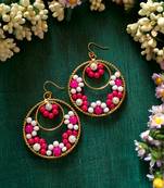 Pink earrings