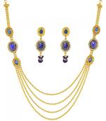 Blue necklace-sets