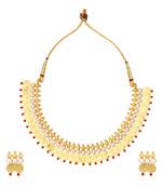 Maroon necklace-sets