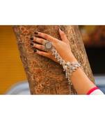 Silver haath-phool-hath-panja