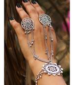 Silver haath-phool-hath-panja