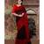 multicolor hand woven blended cotton saree with blouse