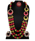 Pink statement-jewellery