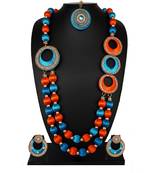 Blue statement-jewellery
