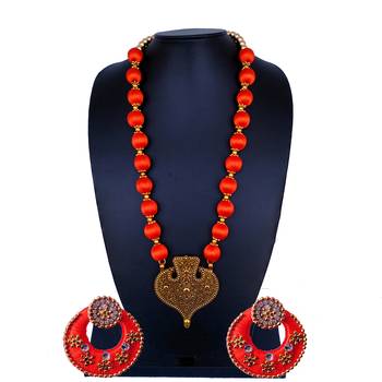 Orange indian-traditional-jewellery 1