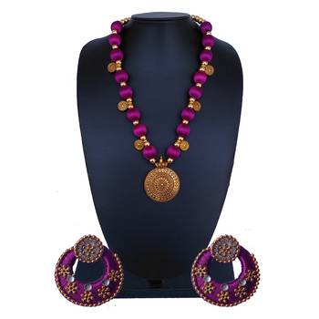 Purple Indian Traditional Jewellery 1