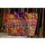 Aari Worked Foil Patched Purple Colored Banjara Tote Bag With Non Adjustable Dori