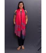 Delicate Wrap Along With Pushia Pink Colour Base And Amazing Border Looks Quite Unique.