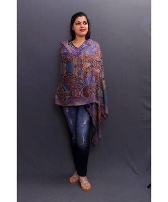 This Multicolour Delicate Wrap Looks Elegant When Team Up With Denims Or Suit. 1