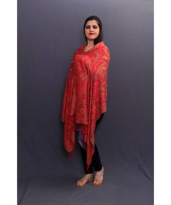 Delicate Wrap Along With Ravishing Red Base And Amazing Overall Pattern Looks Quite Unique. 1