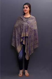 This Delicate Wrap Along With Antique Base Looks Elegant When Team Up With Denims Or Suit.