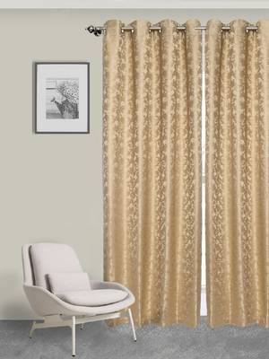ROSARA HOME Pack of Single Eyelet Polyester Curtain 1
