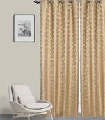 ROSARA HOME Pack of Single Eyelet Polyester Curtain