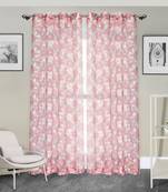 ROSARA HOME Pack of 2 Eyelet Polycotton Curtains