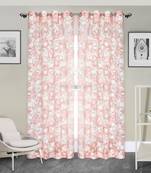 ROSARA HOME Pack of 2 Eyelet Polycotton Curtains