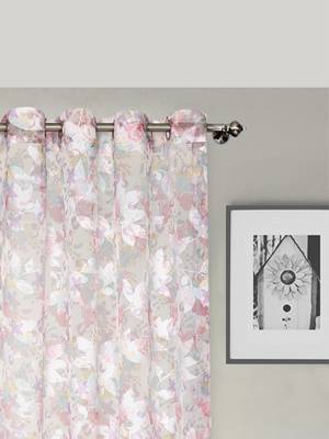 ROSARA HOME Pack of 2 Eyelet Polycotton Curtains 2