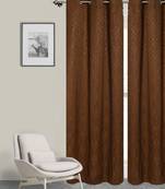 ROSARA HOME Pack of Single Eyelet Polycotton Curtain