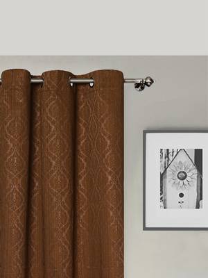 ROSARA HOME Pack of Single Eyelet Polycotton Curtain 2