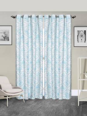 ROSARA HOME Pack of 2 Eyelet Polyester Curtains 1