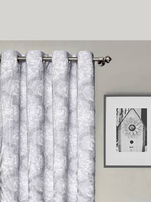 ROSARA HOME Pack of Single Eyelet Polyester Curtain 2